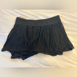 Express Chiffon Elastic Waist Skort Large